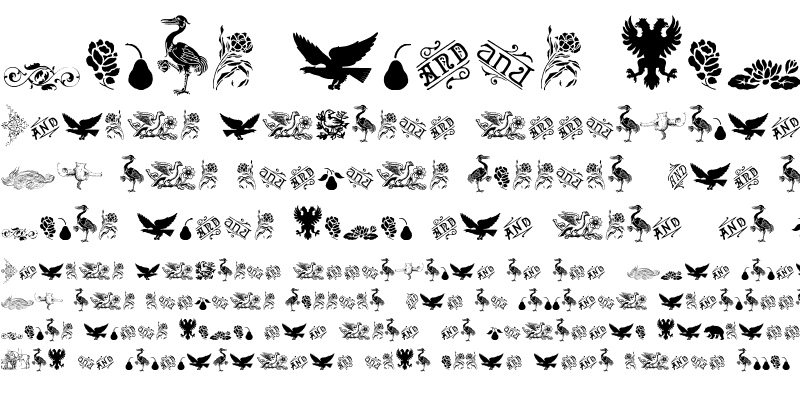 Sample of Cornucopia of Dingbats Three