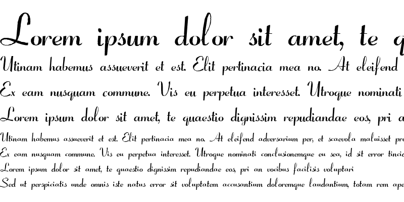 Sample of Coronet Script SSi