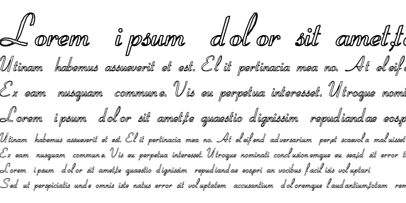 Sample of Coronet-SemiBold-Italic Ho