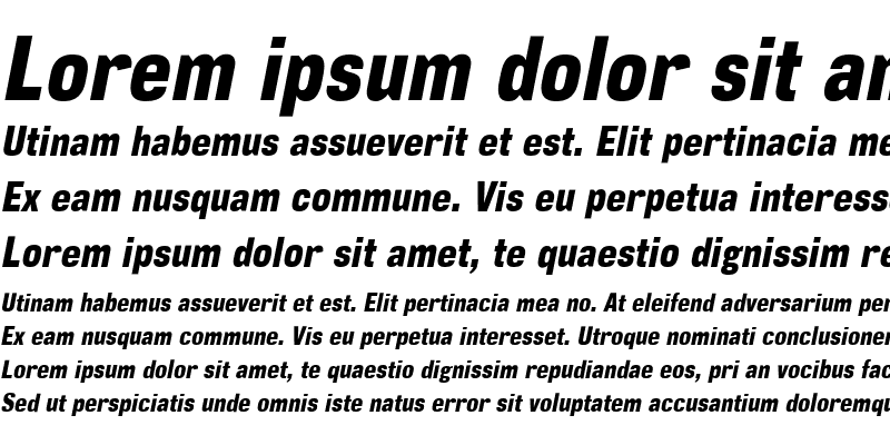 Sample of CorpusGothic Italic