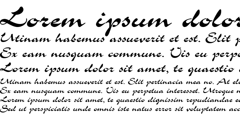 Sample of Corrida Cyrillic