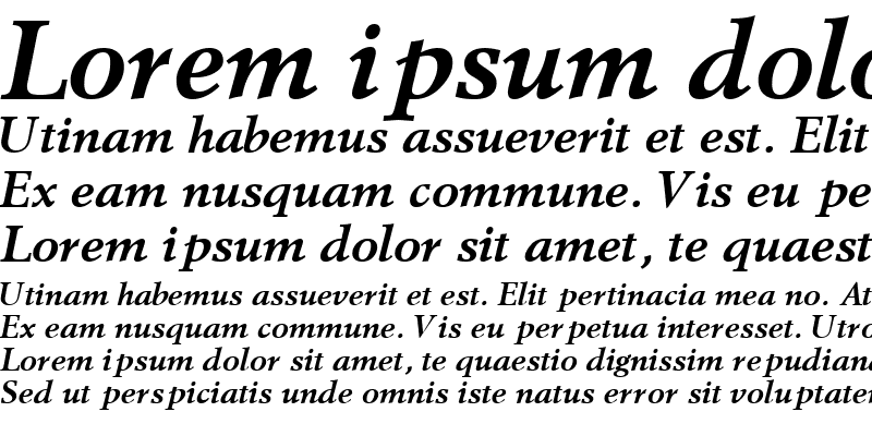 Sample of CortexSSK Bold Italic