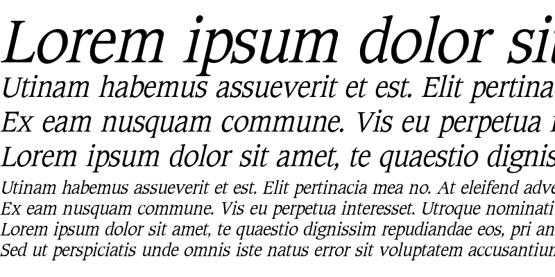 Sample of CotlinC Italic