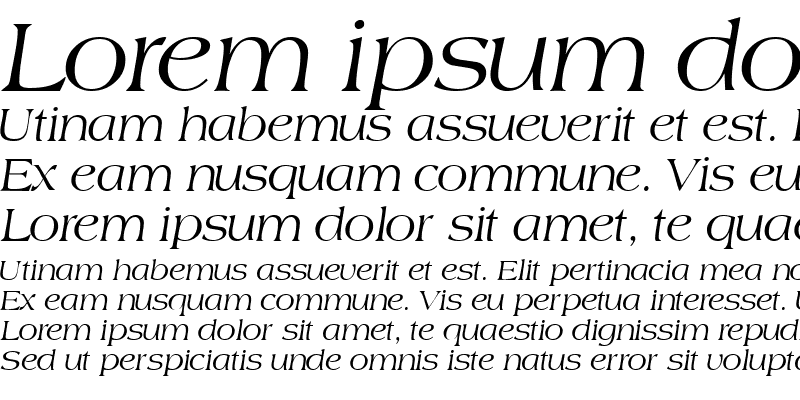 Sample of CountrysideSSK Italic