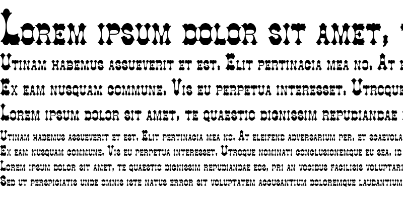 Sample of Cowboy Thin Normal