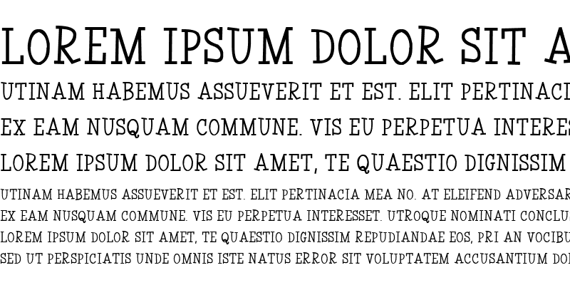Sample of Coyotris Serif