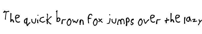 Preview of Craig's Handwriting Regular
