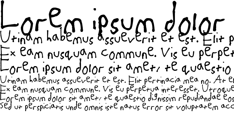 Sample of Craig's Handwriting Sample of Craig's Handwriting