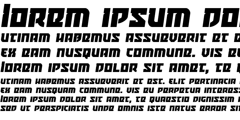 Sample of Crazy Ivan Semi-Italic Semi-Italic