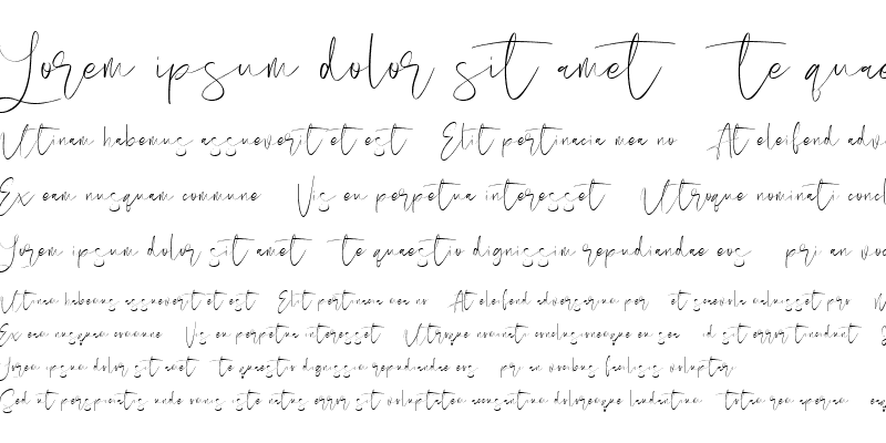 Sample of Creams Free Font