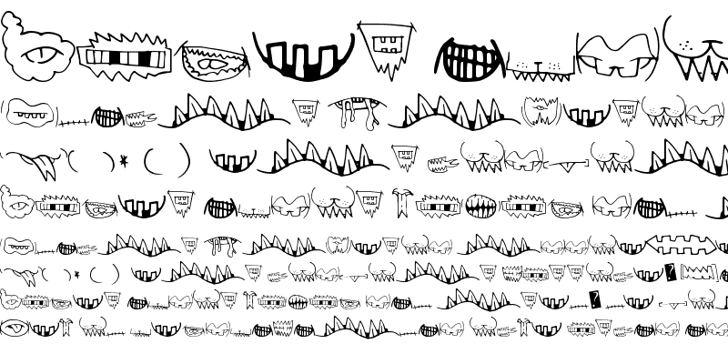 Sample of CreatureBuilderMouths