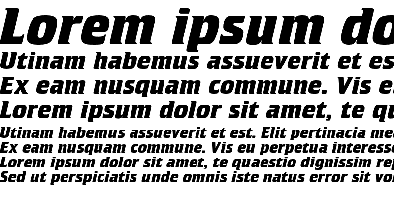 Sample of Crillee AT Bold Italic