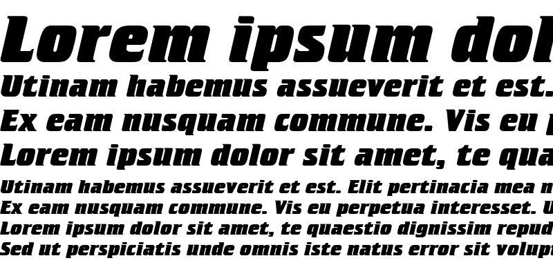 Sample of Crillee Extra Bold Italic