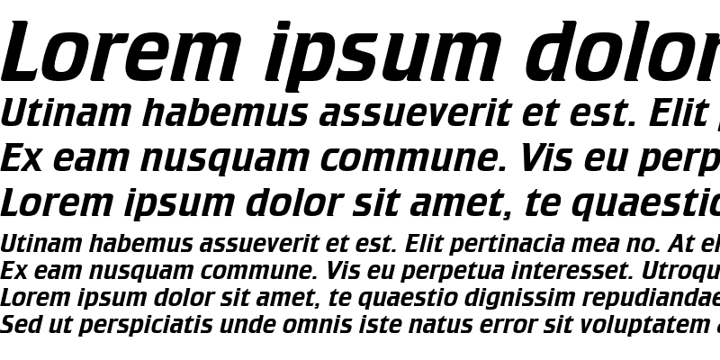 Sample of Crillee Italic LET