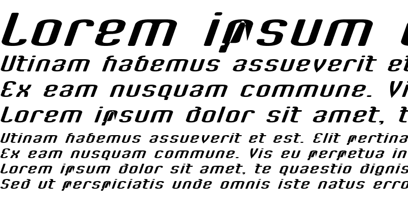 Sample of Criminal Italic