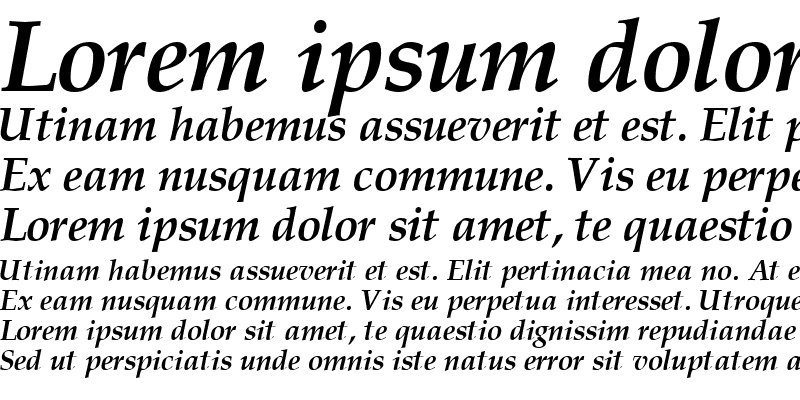 Sample of CriteriaOSSSK Bold Italic