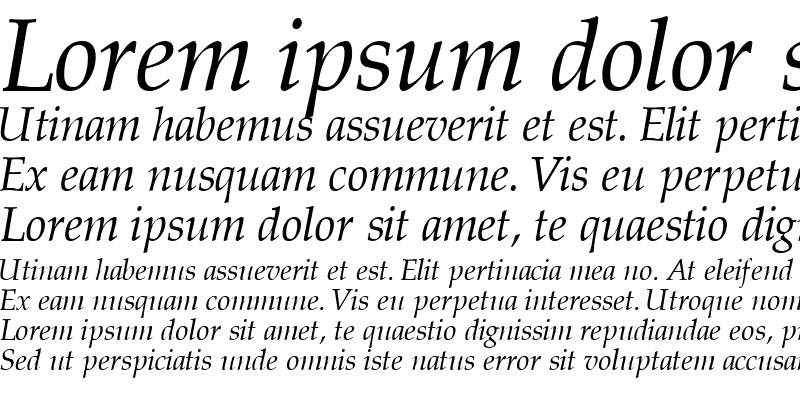 Sample of CriteriaSSK Italic