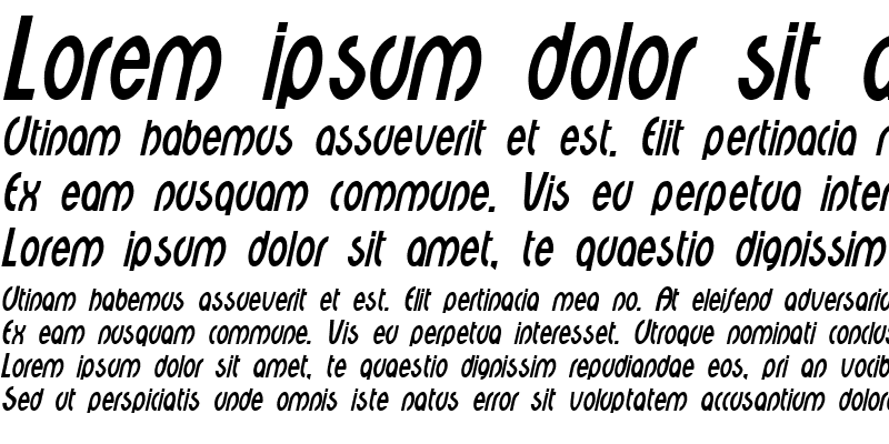 Sample of Croix Italic