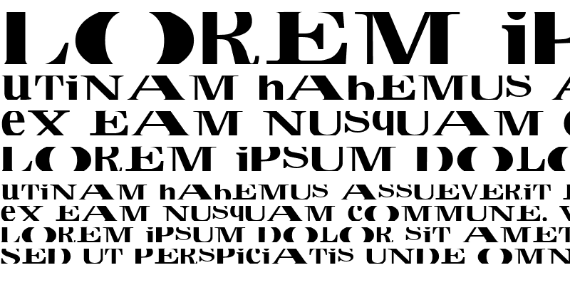 Sample of CropFontXtra extra serif