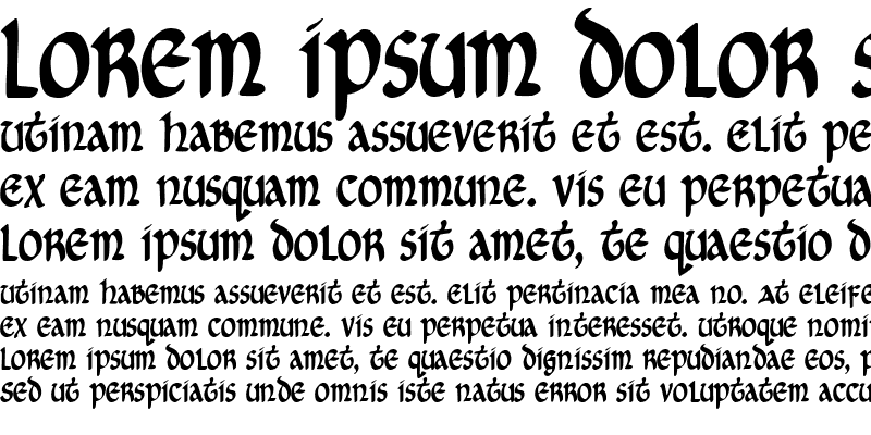 Sample of Cry Uncial Condensed Condensed