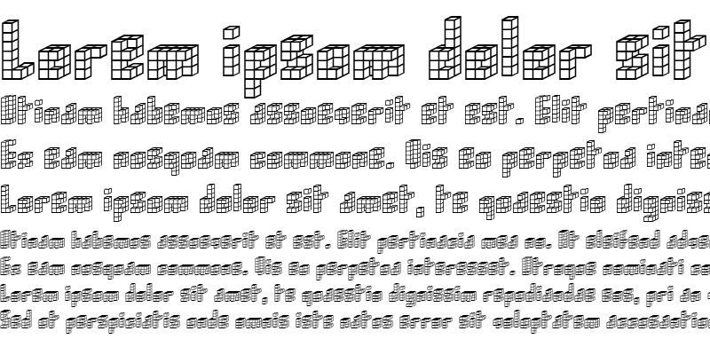 Sample of Cubica Bold