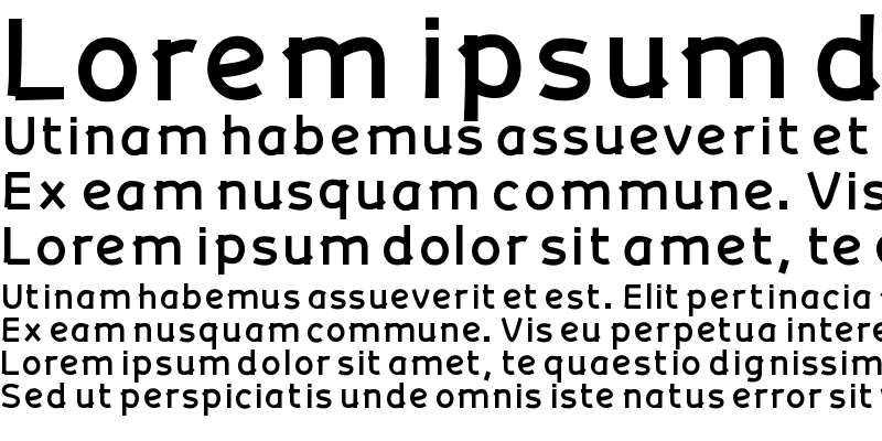 Sample of Curantyle Bold