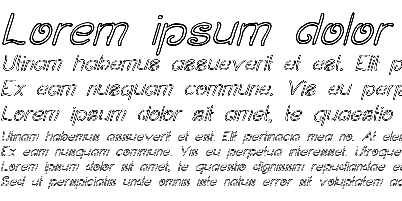 Sample of Curlmudgeon Hollow Italic
