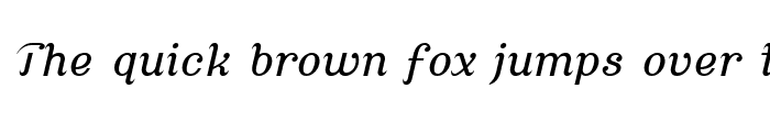 Preview of Cursive Serif Oblique