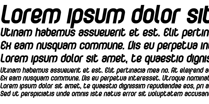 Sample of CurvatureBlack Italic Regular