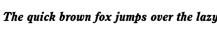 Preview of Cushing HeavyItalic