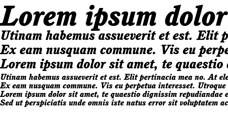 Sample of CushingItcTEEHea Italic
