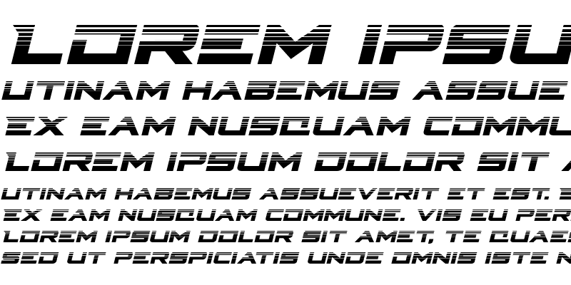 Sample of Cyberdyne Halftone Italic