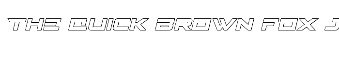 Preview of Cyberdyne Outline Italic Outline Italic