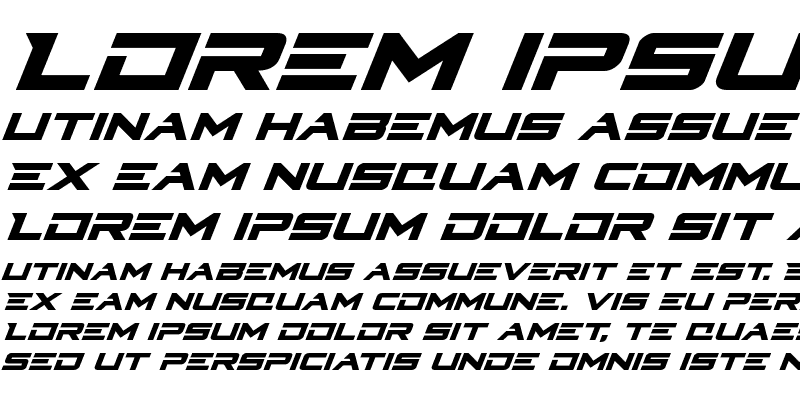 Sample of Cyberdyne Super-Italic