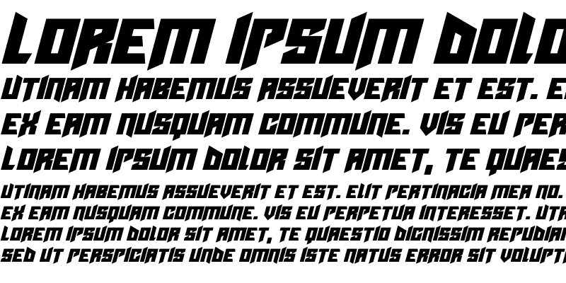 Sample of Cyberpunks Italic