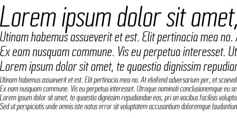 Sample of Cynapse Pro OSF Italic