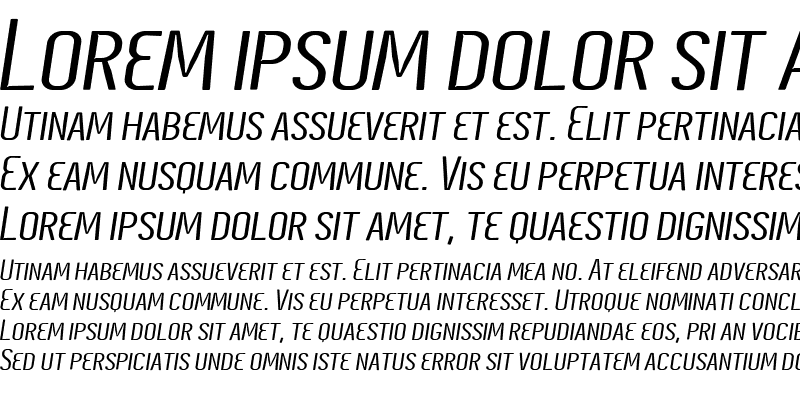 Sample of Cynapse Pro SC Bold Italic