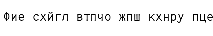 Preview of Cyrillic7SSK Regular