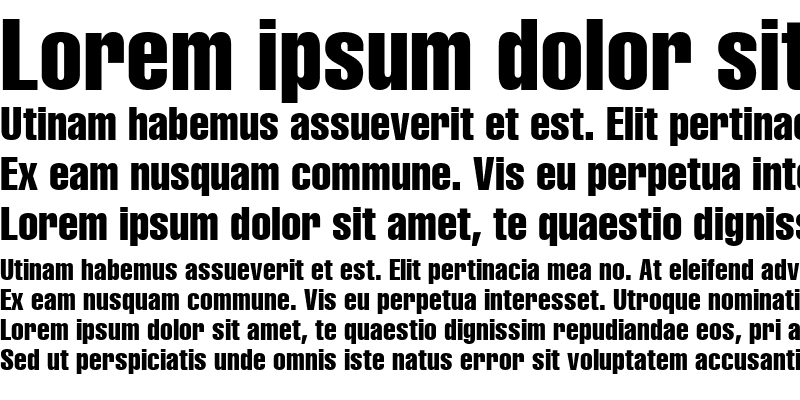 Sample of CyrillicCompressed Medium