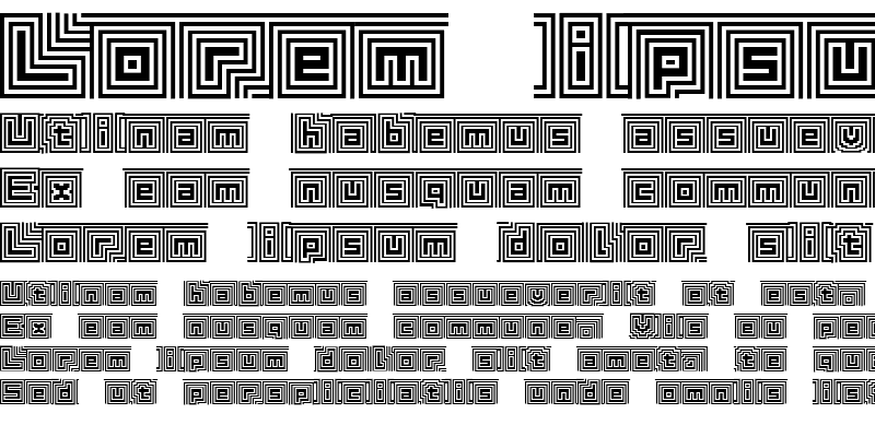 Sample of D3 Labyrinthism Regular