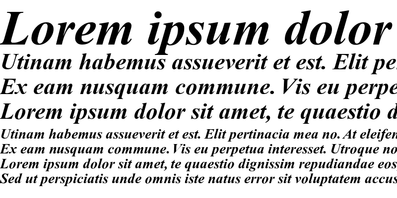 Sample of Dabbington Bold Italic