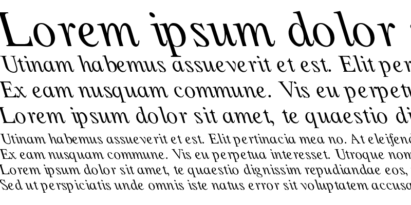 Sample of Dabbington-Italic