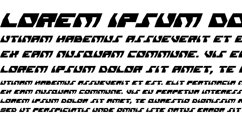 Sample of Daedalus Condensed Condensed Italic