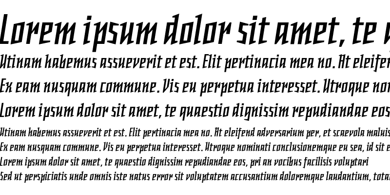 Sample of Daela Italic