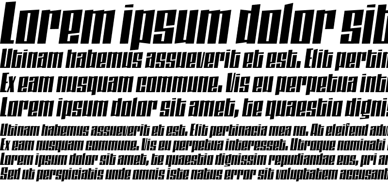 Sample of DaleysGothic Bold Italic