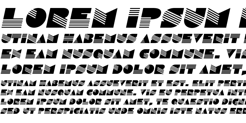 Sample of DallasCyr Bold Italic