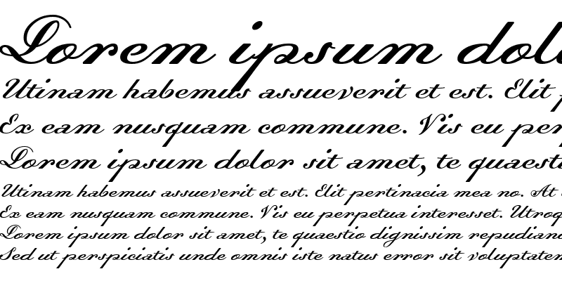 Sample of Dalliance Script Display Italic Regular