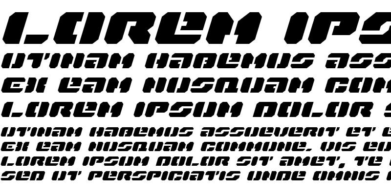 Sample of Dan Stargate Extra-expanded Italic