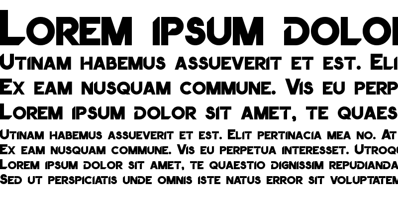 Sample of Dancetech Bold