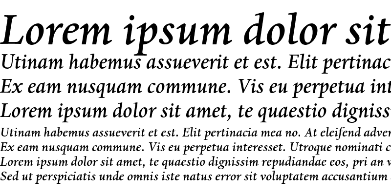 Sample of Dante MT Oldstyle Figures Medium Italic